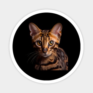 Bengal Cat - A Sweet Gift Idea For All Cat Lovers And Cat Moms Magnet